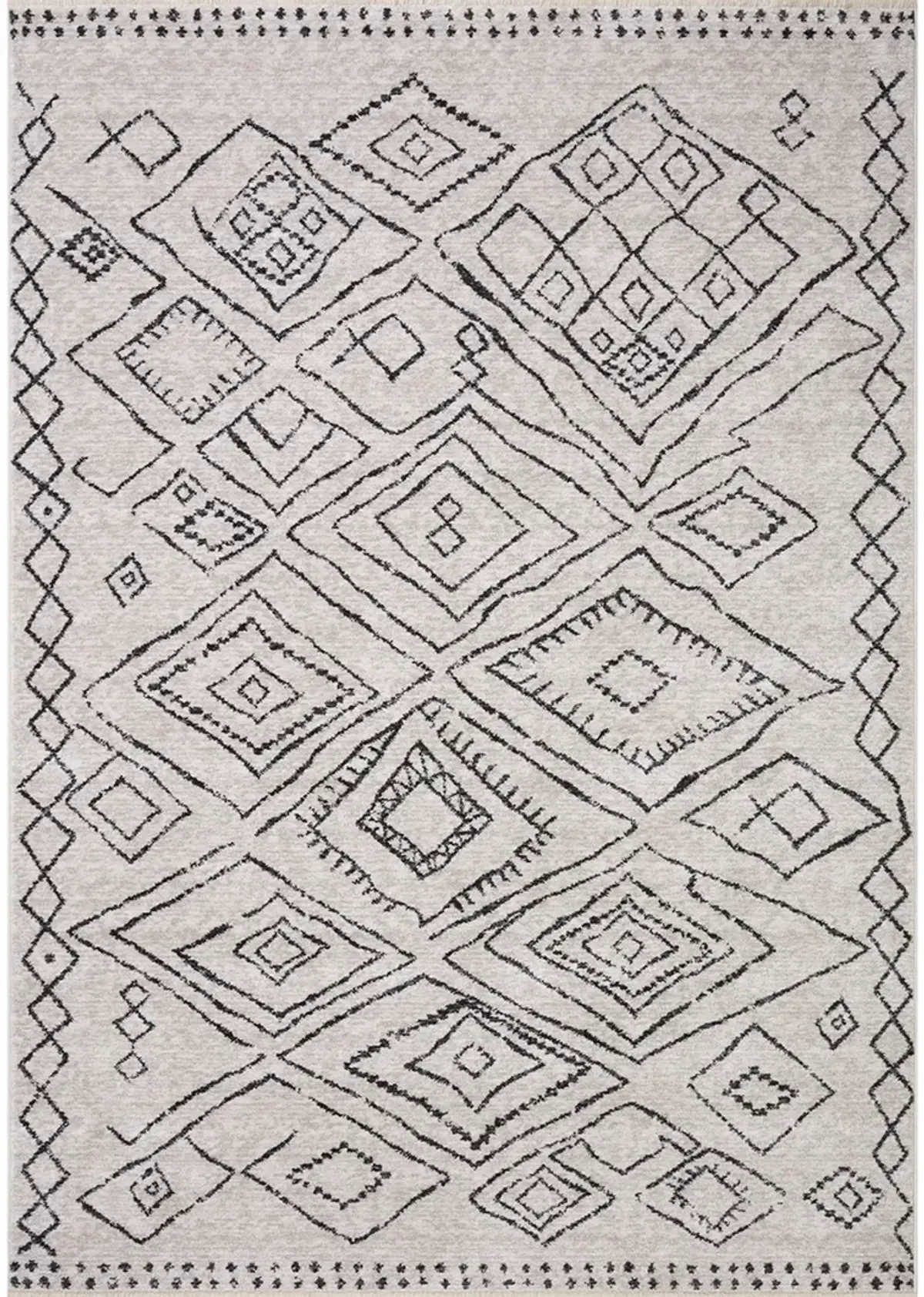 Vance Dove/Charcoal 9'6" x 13'1" Rug