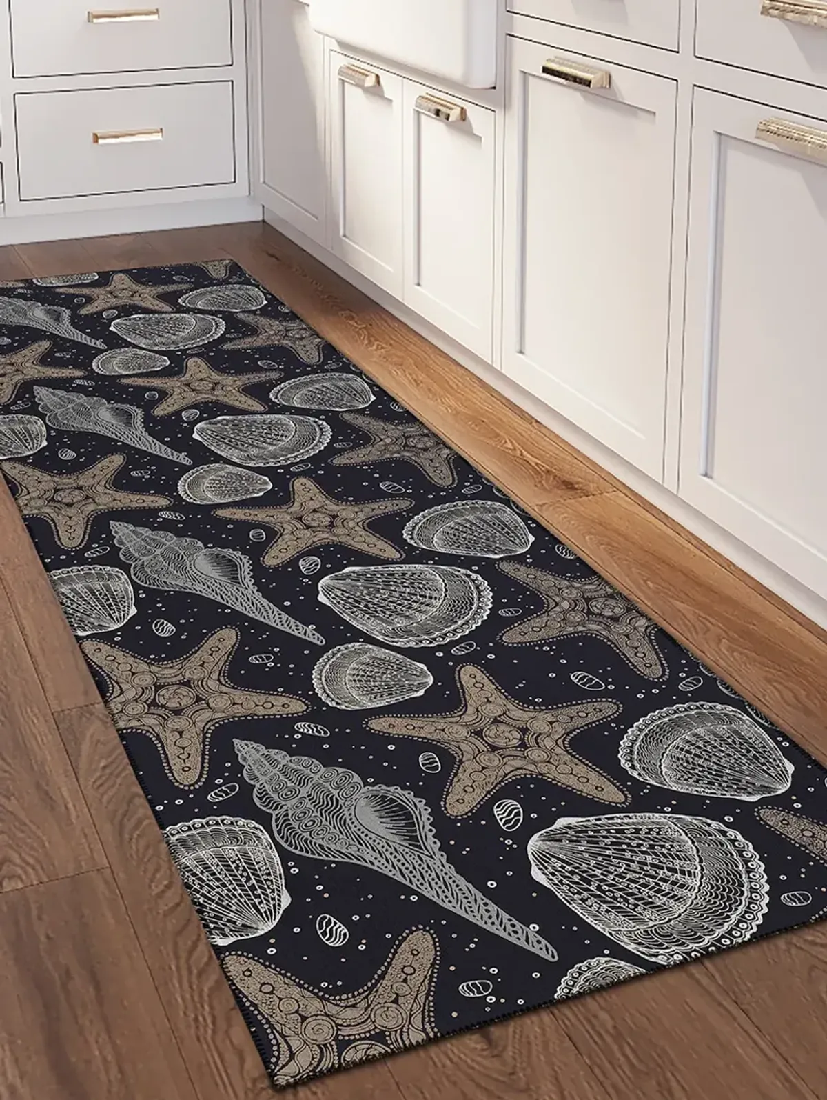 Seabreeze SZ4 Black 2'3" x 7'6" Rug