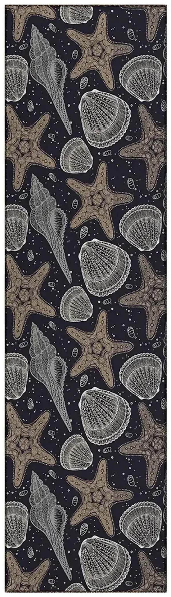 Seabreeze SZ4 Black 2'3" x 7'6" Rug