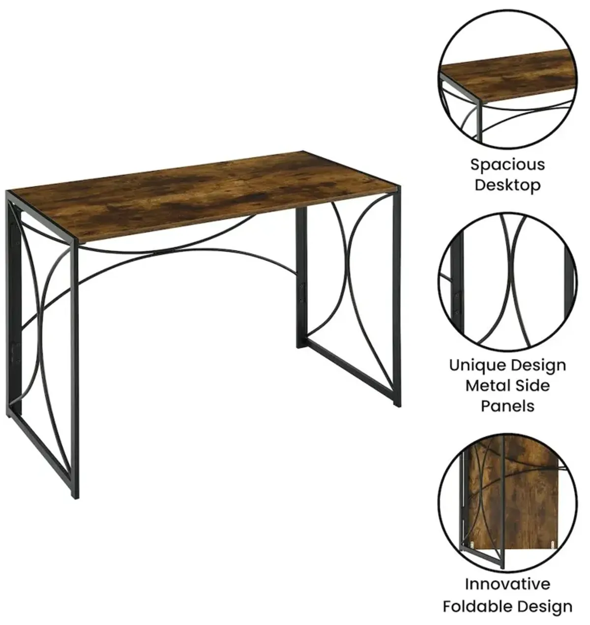 Convenience Concepts Nova Folding Desk