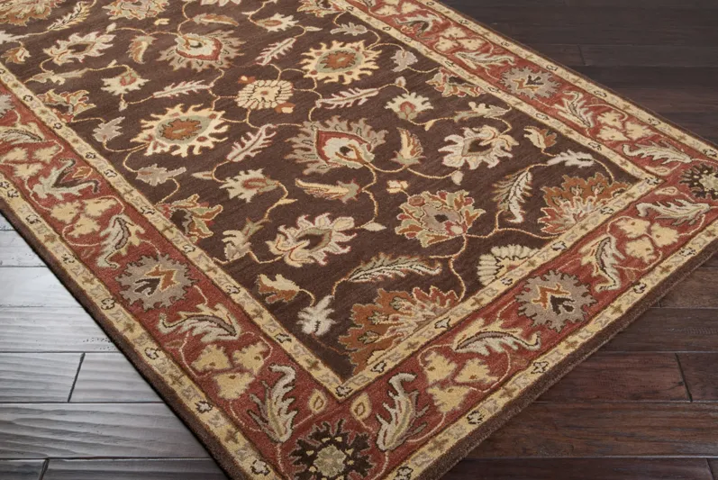 Caesar CAE-1036 2' x 4' Hearth Brown Rug