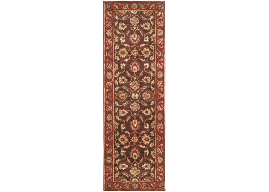 Caesar CAE-1036 2' x 4' Hearth Brown Rug