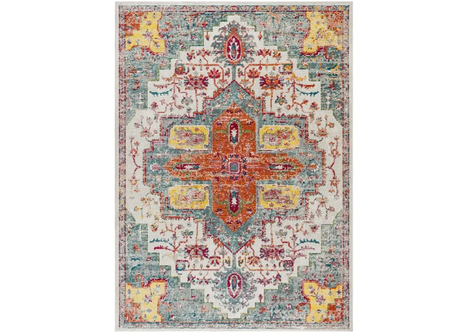 Zafra Vintage Medallion Area Rug