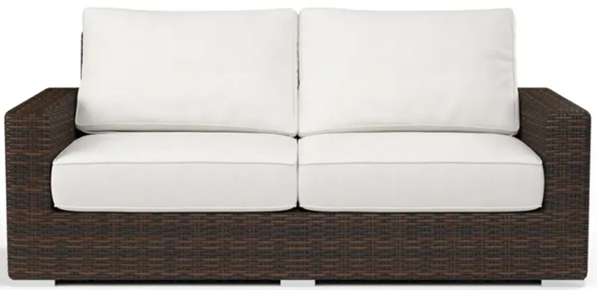 Montecito Loveseat in Canvas Flax w/ Self Welt