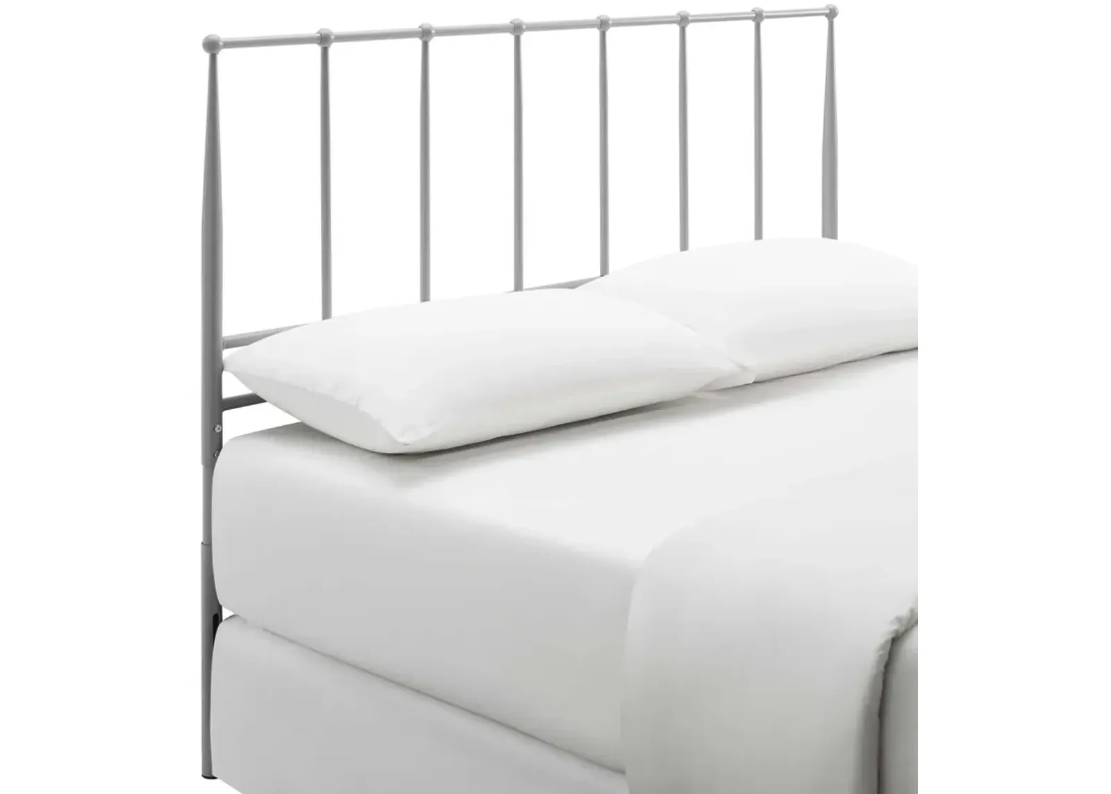 Modway - Kiana Full Metal Stainless Steel Headboard