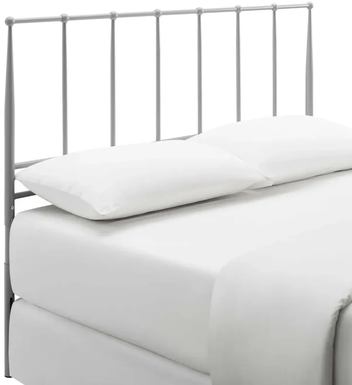 Modway - Kiana Full Metal Stainless Steel Headboard