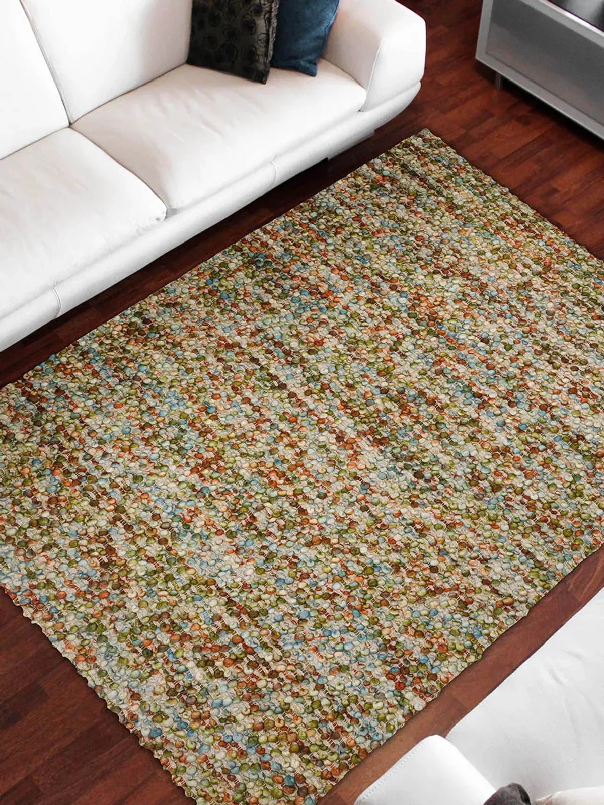 Hanu HU1 Green 9' x 13' Rug