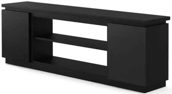 TV Cabinet with 3 Adjustable Shelves and Anti-Tipping Kits for Safe and Stylish Storage