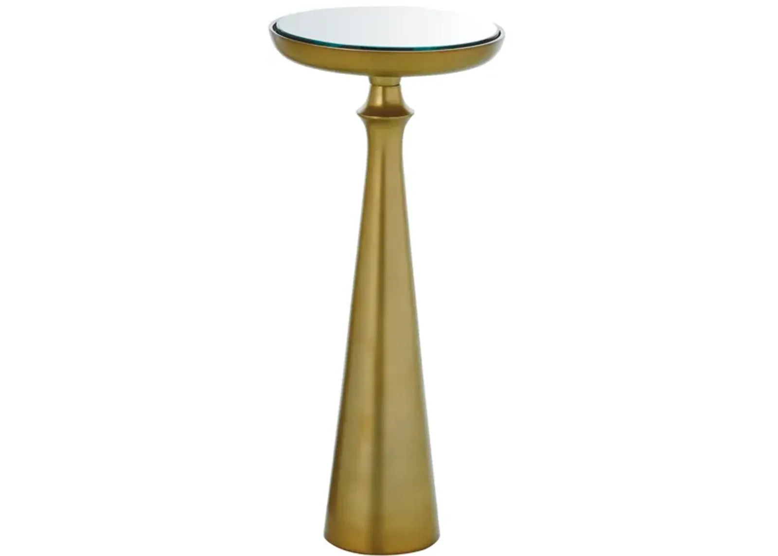 Minaret Accent Table- Brass Small