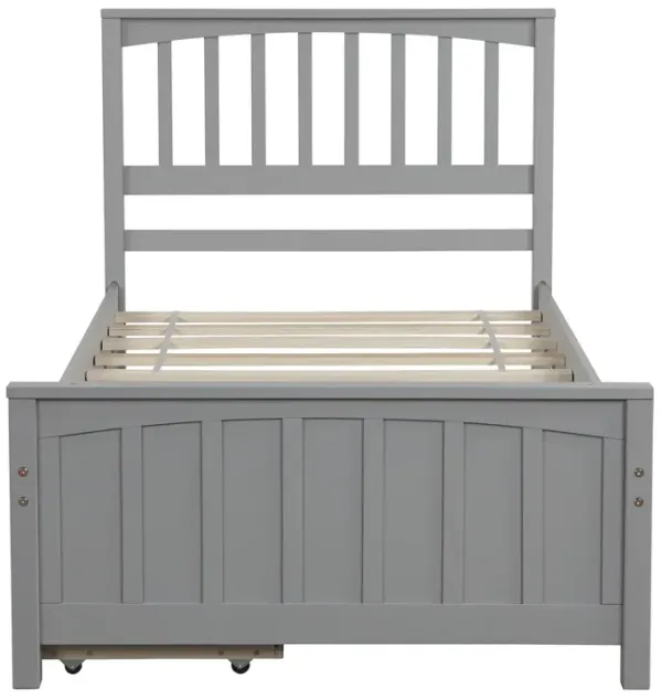 Merax Wood Platform Bed with Two Drawers