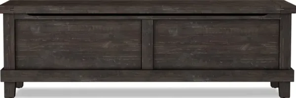 Yosemite Solid Wood Blanket Box in Cafe