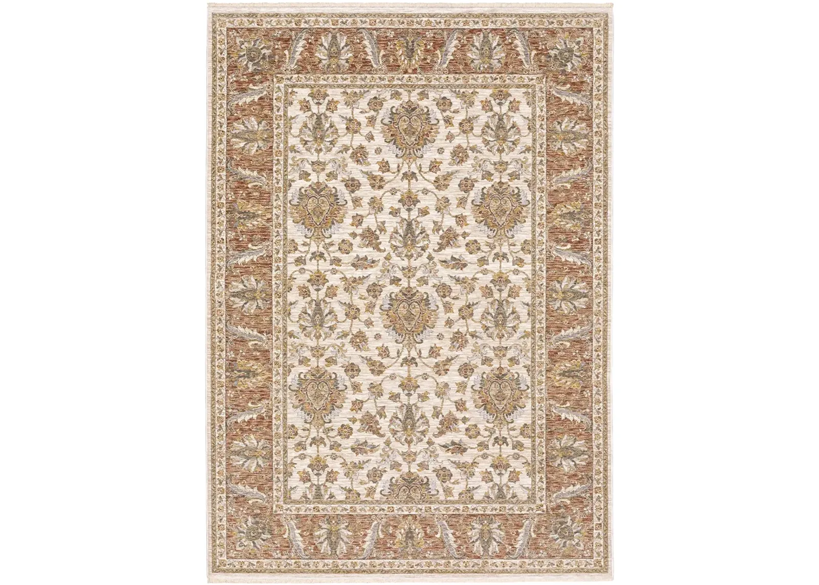 Maharaja 3'3" x 5' Ivory Rug