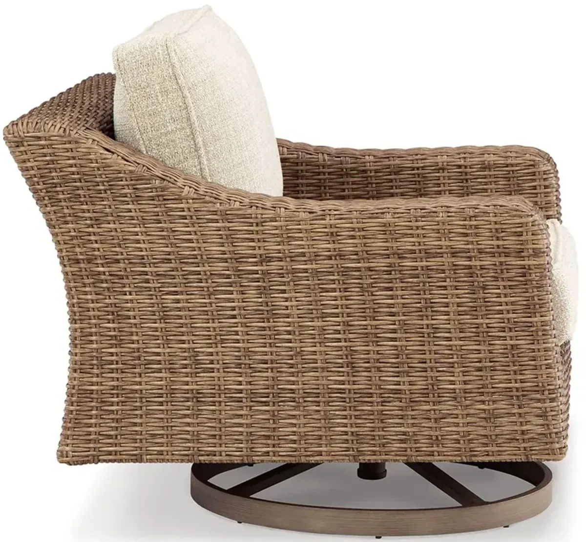 Beachcroft Outdoor Swivel Lounge with Cushion