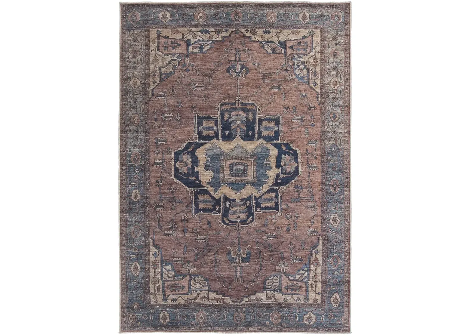 Vindage Barrymore Blue 5'3" x 8' Rug