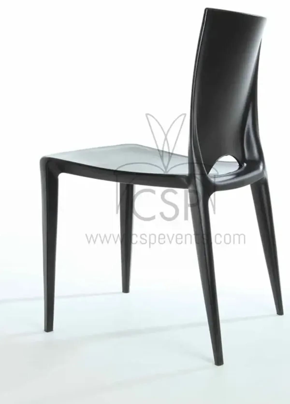 Commerical Seating Products Black Crescent Dining Chairs