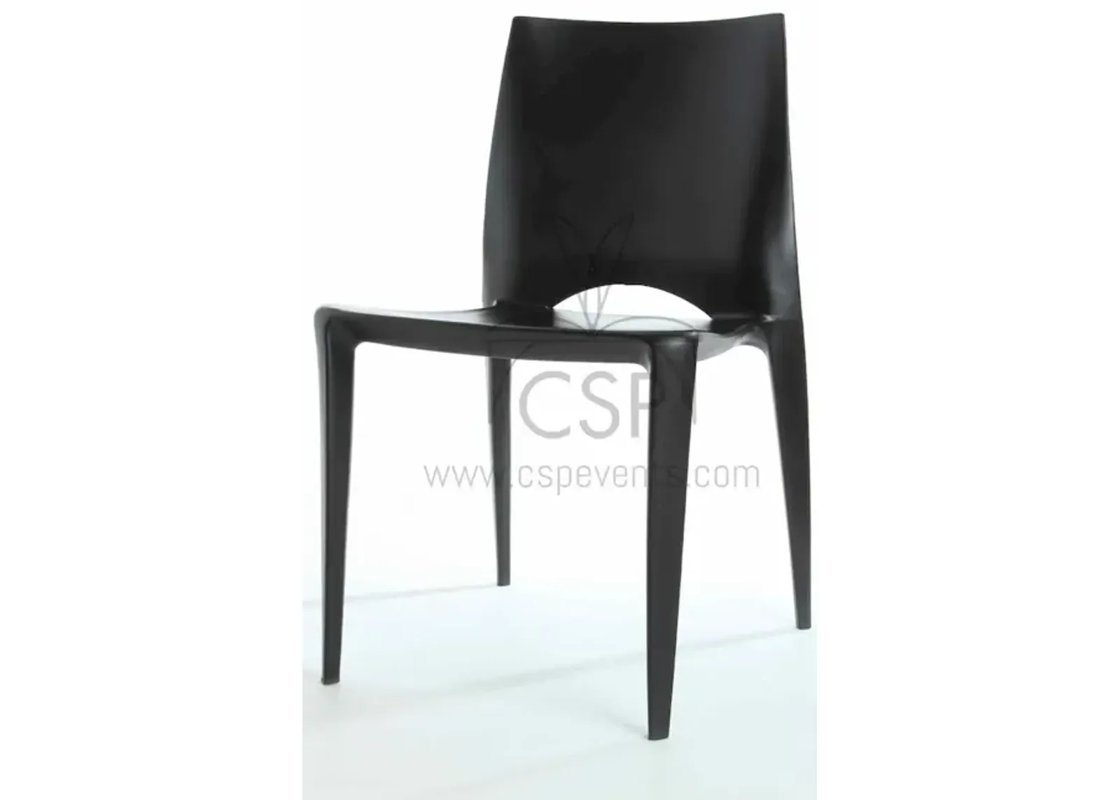 Commerical Seating Products Black Crescent Dining Chairs