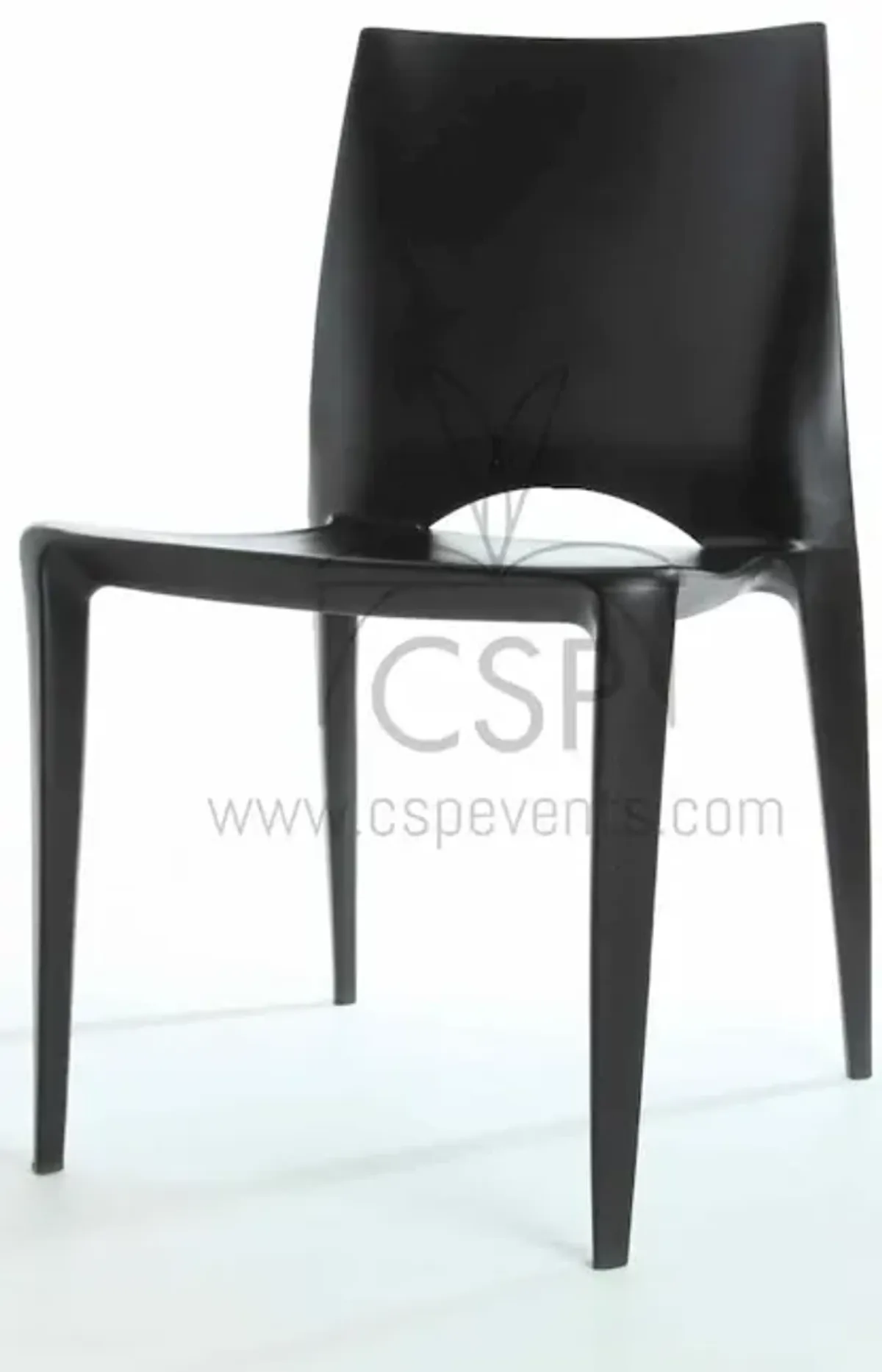 Commerical Seating Products Black Crescent Dining Chairs