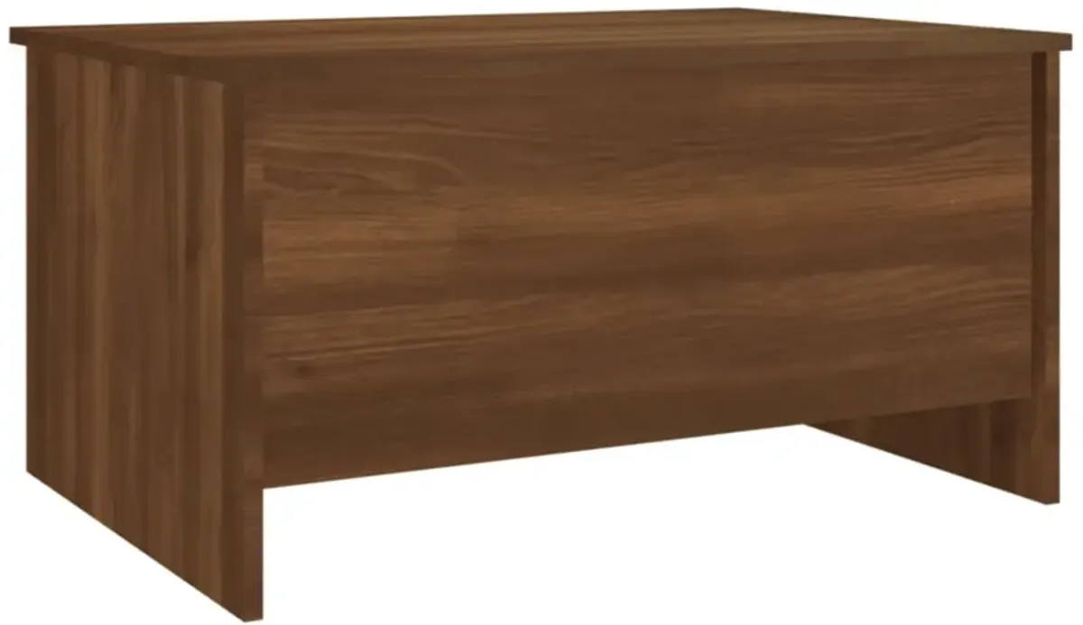 vidaXL Coffee Table Brown Oak 31.5"x21.9"x16.3" Engineered Wood