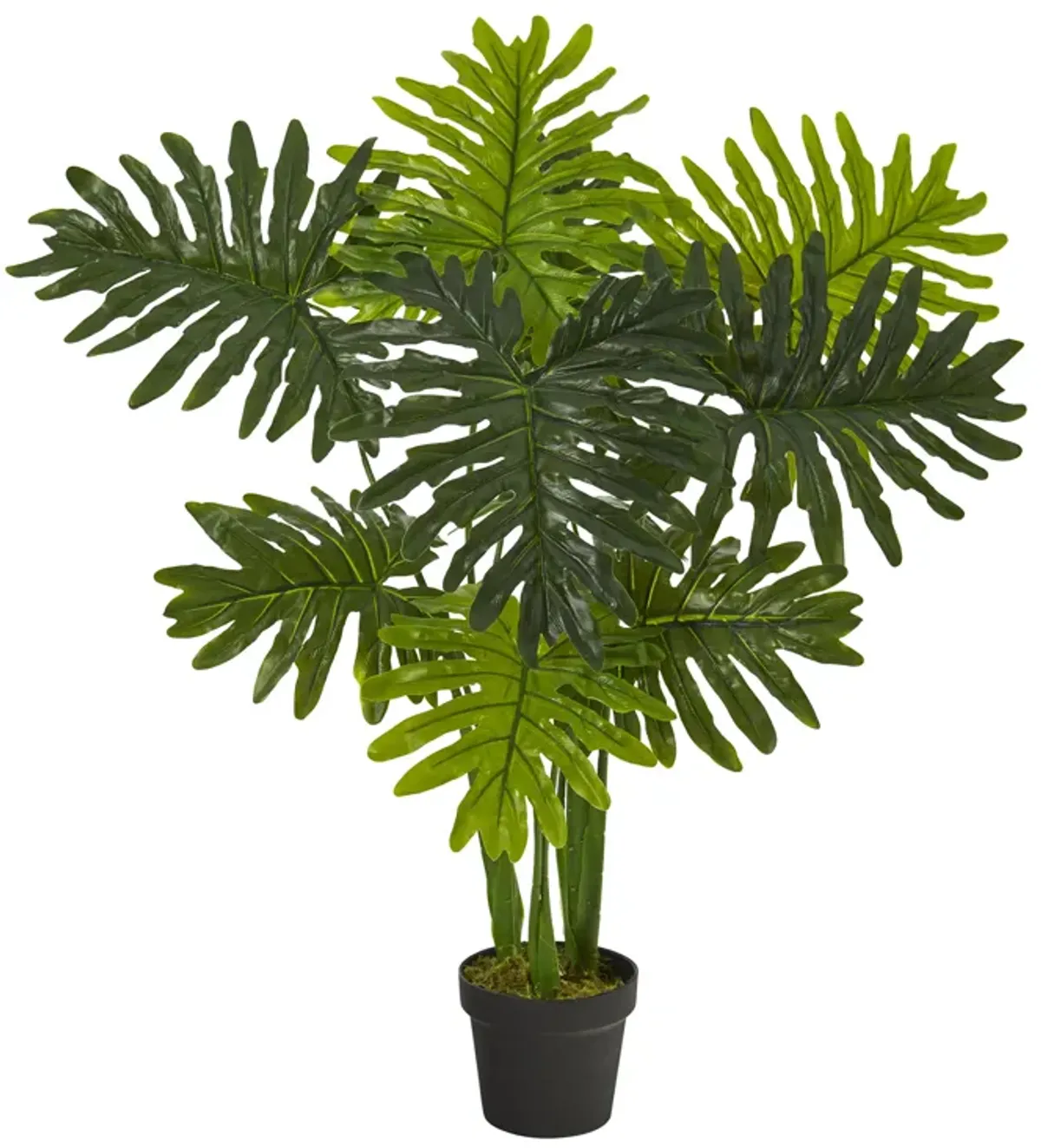 Hivvago 40" Philodendron Artificial Plant (Real Touch)