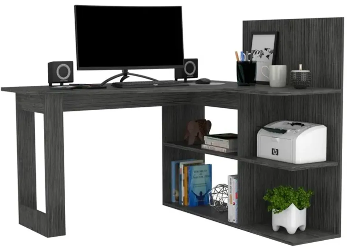 Kairi Computer Desk Grey Oak