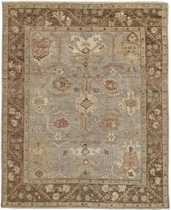 Carrington 6506F Gray/Brown/Gold 5'6" x 8'6" Rug