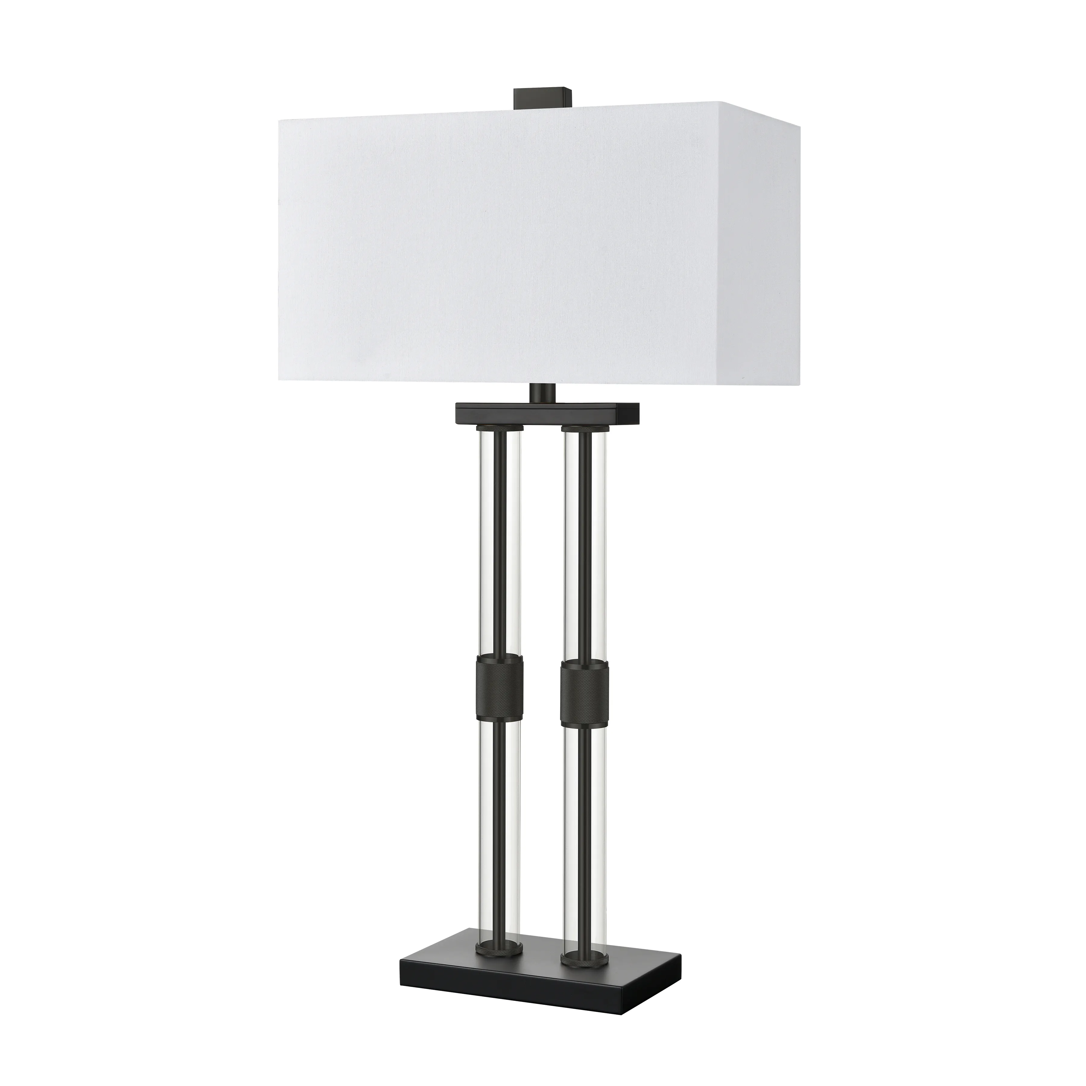 Roseden Court 34'' High 1-Light Black Table Lamp