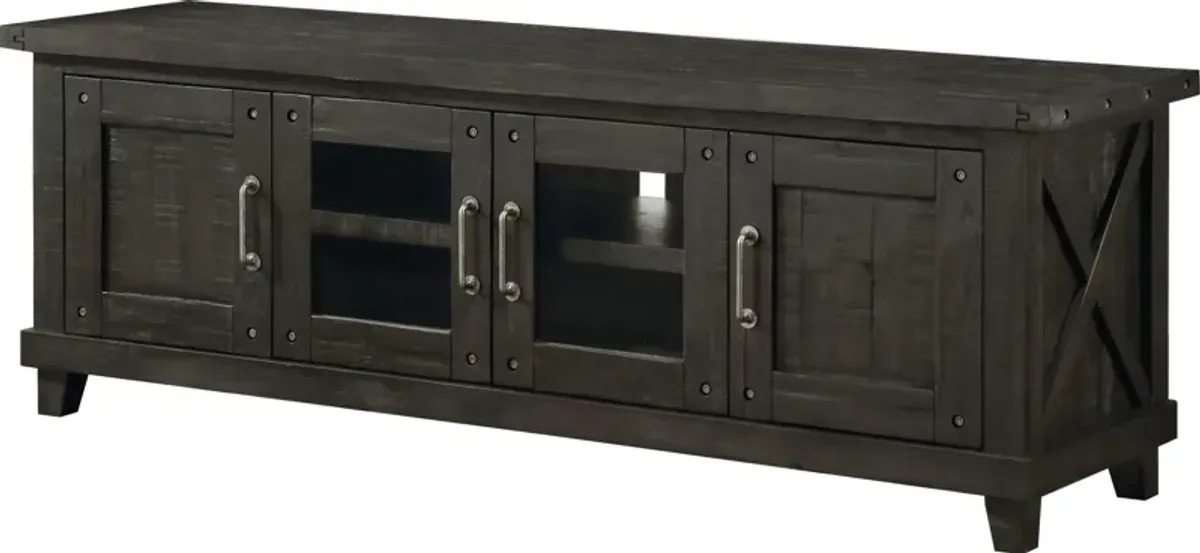 Yosemite Solid Wood Media Console in Cafe
