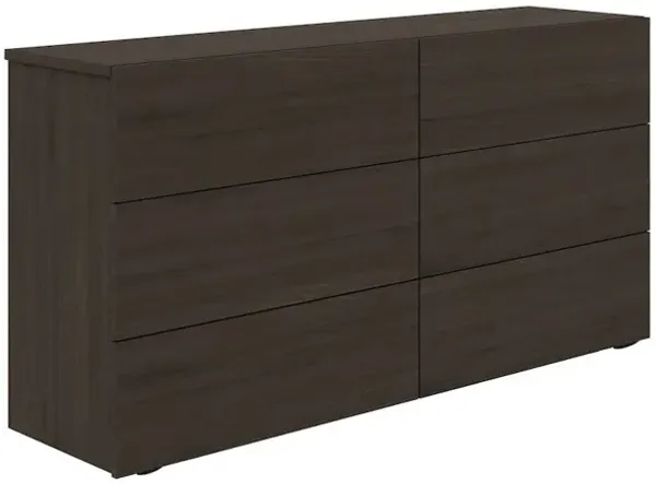 Casabianca Home Ayla Dresser In Dark Oak Melamine