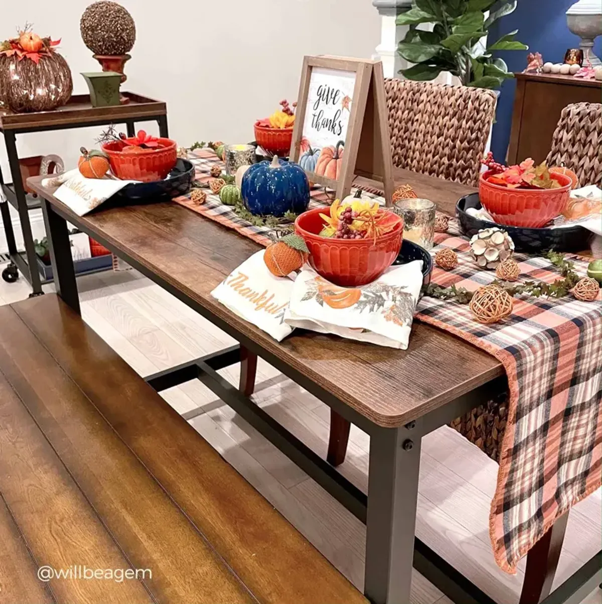 Rustic Brown Dining Table - Timeless Design for Any Dining Room