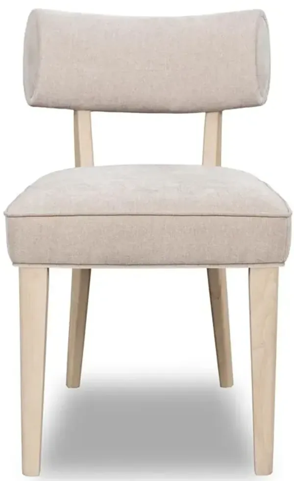 Modus Furniture Magnolia Wood Frame Upholstered Dining Chair in Brown Sugar, set of 2