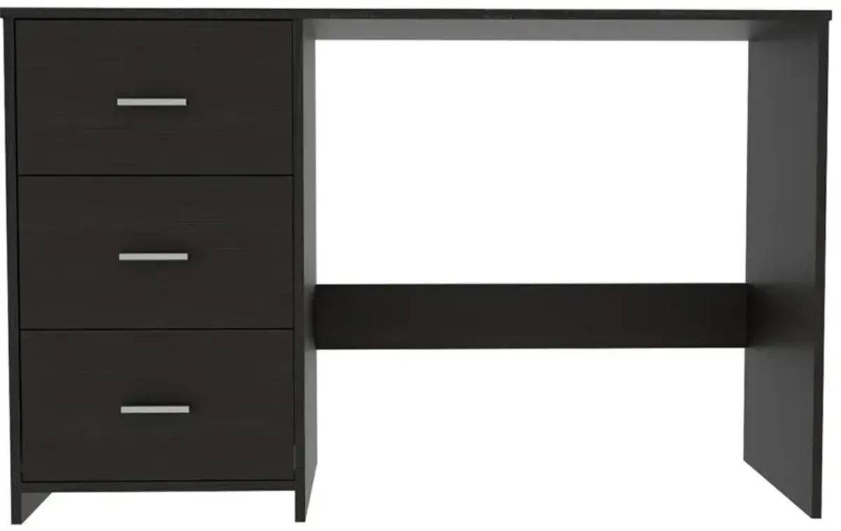 Azalea 3 Drawers Desk Black Wengue