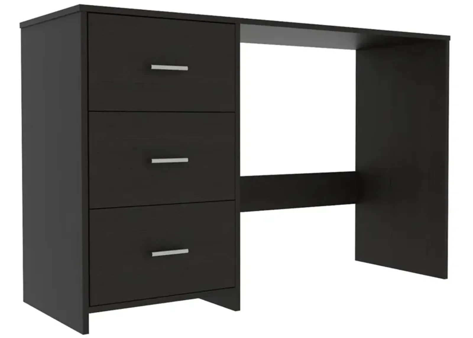 Azalea 3 Drawers Desk Black Wengue