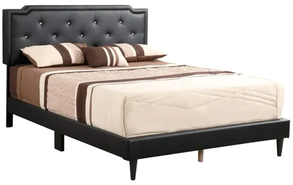 Deb Jewel Tufted Full Panel Bed
