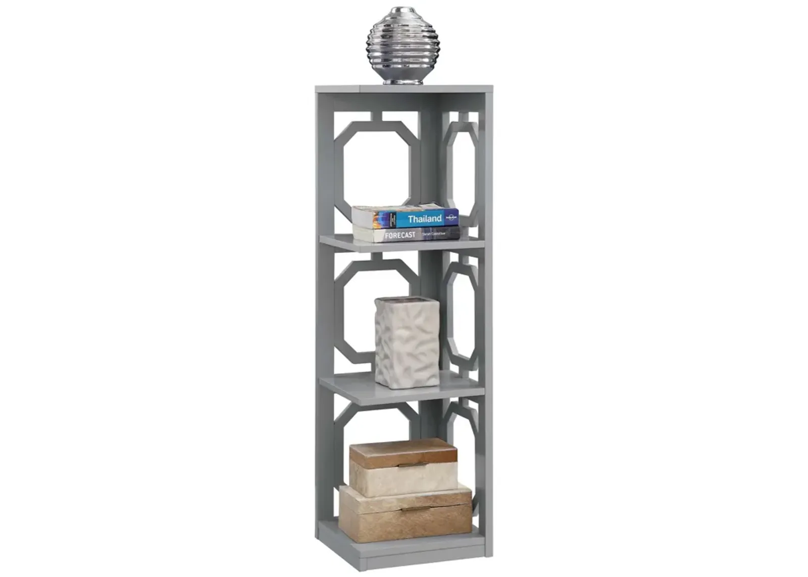 Omega 3 Tier Corner Bookcase