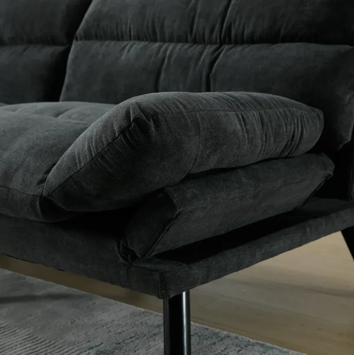 Merax Convertible Fabric Sleeper Sofa Bed