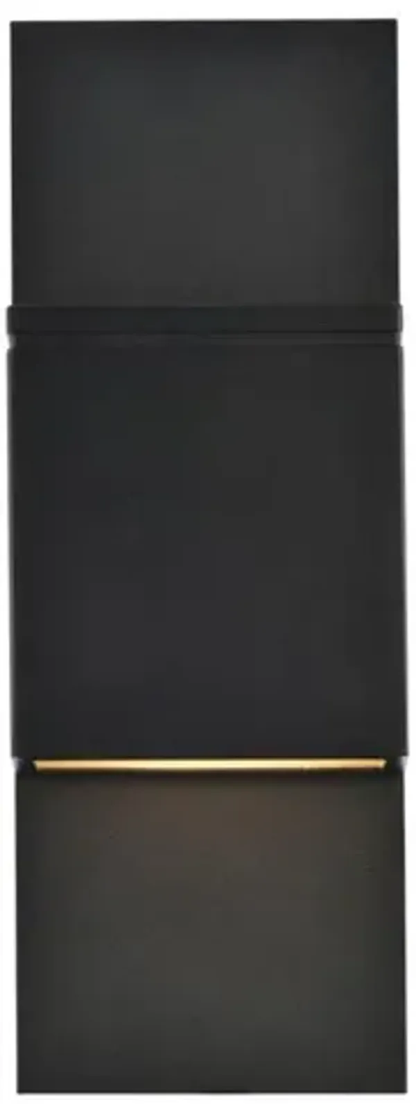 Living District Raine Integrated LED wall sconce  in black