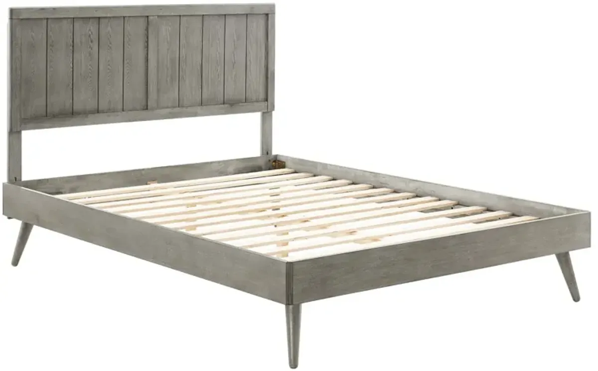 Modway - Alana Full Wood Platform Bed With Splayed Legs