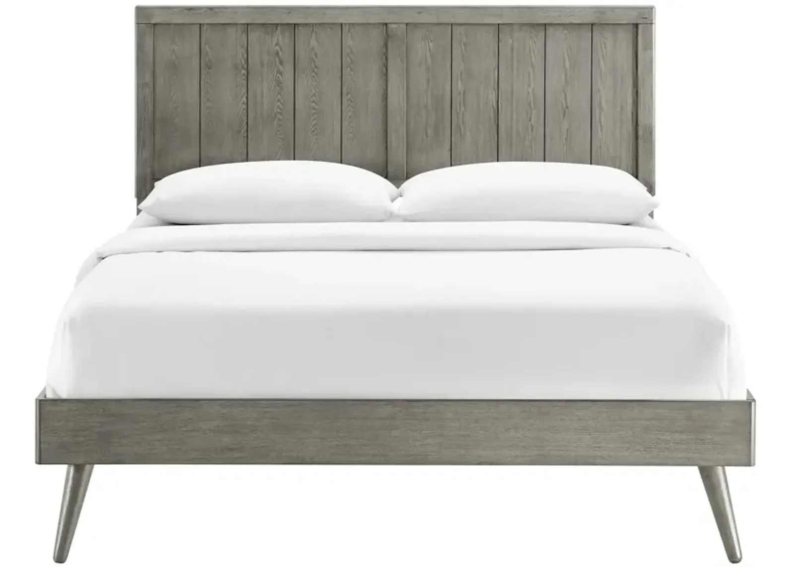 Modway - Alana Full Wood Platform Bed With Splayed Legs