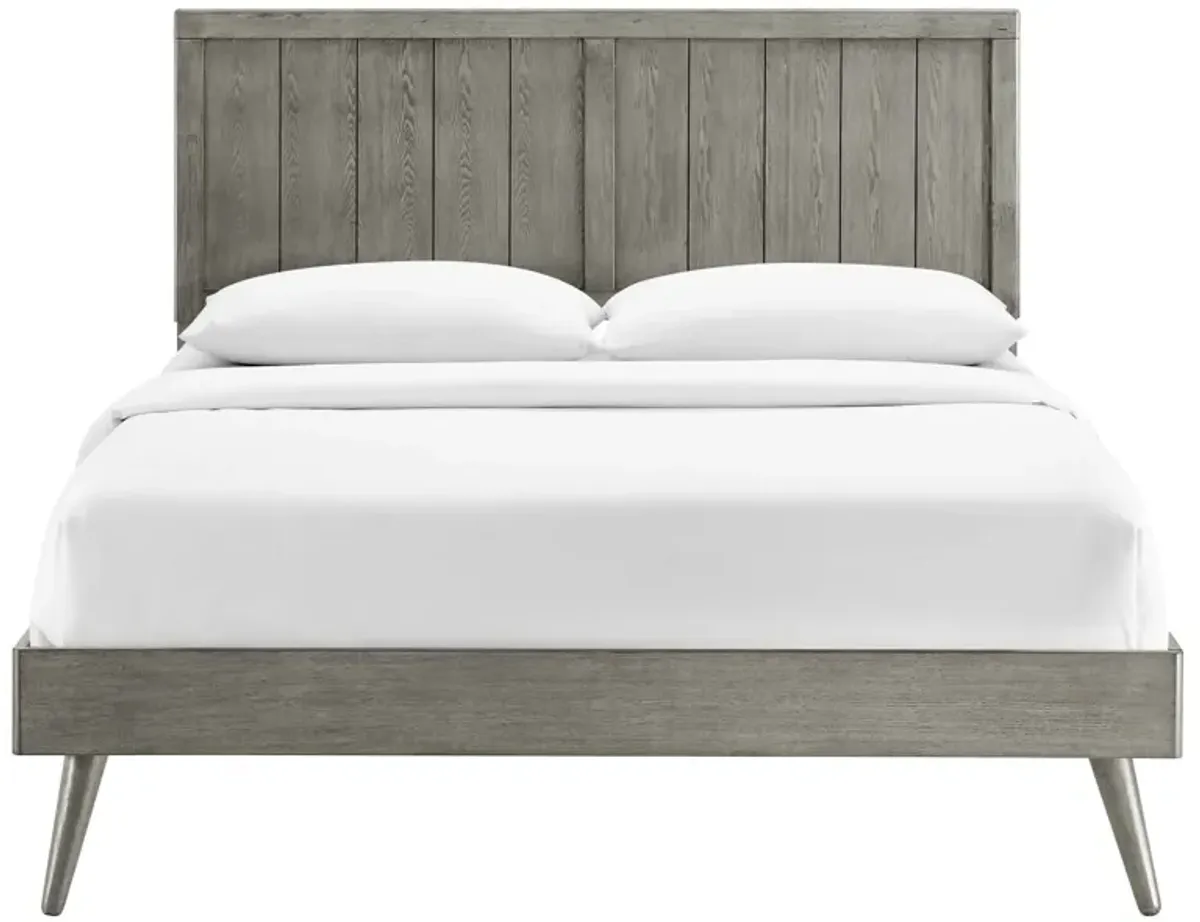 Modway - Alana Full Wood Platform Bed With Splayed Legs