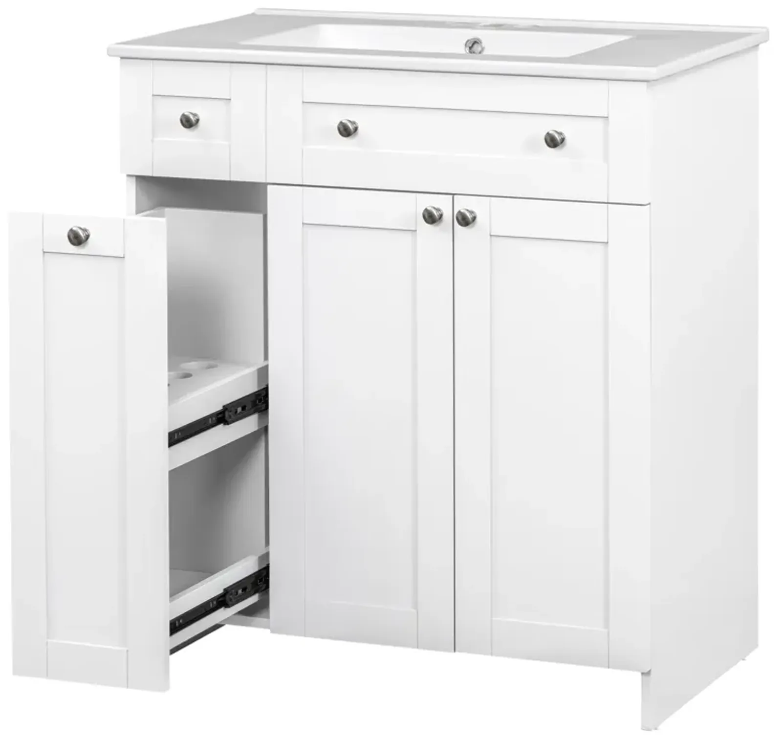 Merax Bathroom Vanity with Ceramic Sink