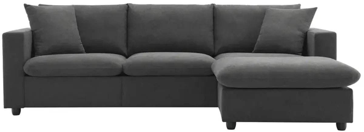 Merax Modern L-shaped Couch Set Sectional Sofa