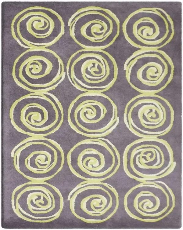 RUGSOTIC CARPETS HAND TUFTED WOOL ECO-FRIENDLY AREA RUGS  - 5'x7'6'', Rectangle Shape, Brown & Light Gold, Contemporary Modern Design, High Pile Thick Handmade Anti Skid Area Rugs (K03098)