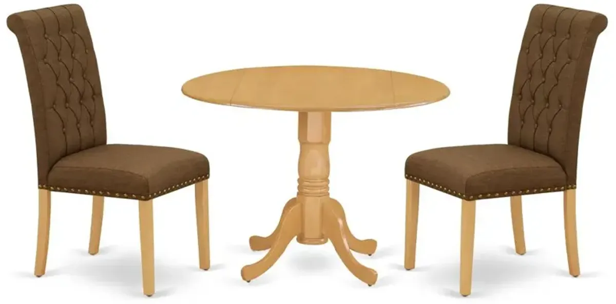 Dining Room Set Oak, DLBR3-OAK-18