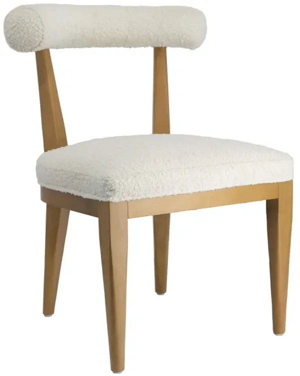 Palla Black Boucle Dining Chair