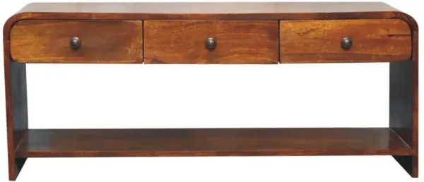 Artisan Furniture Solid Wood Aspen Slim Media Unit