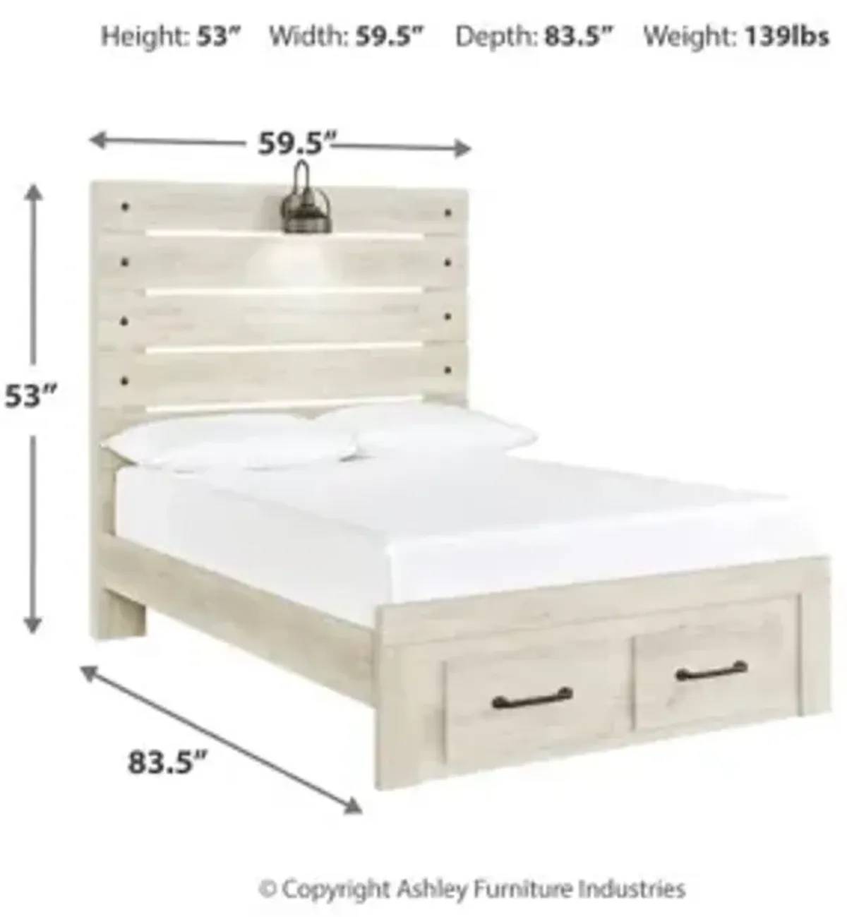 Cambeck Full Panel Bed