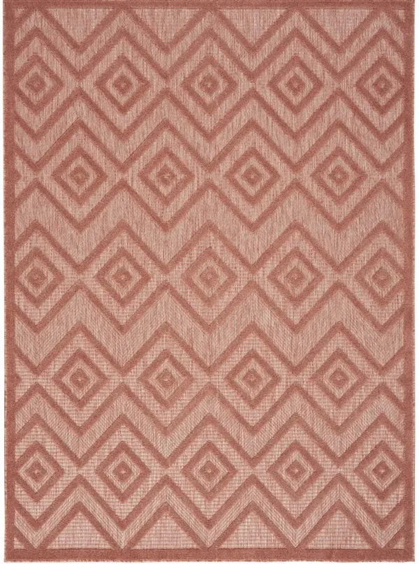 Versatile NRV01 Coral/Orange 6' x 9' Rug