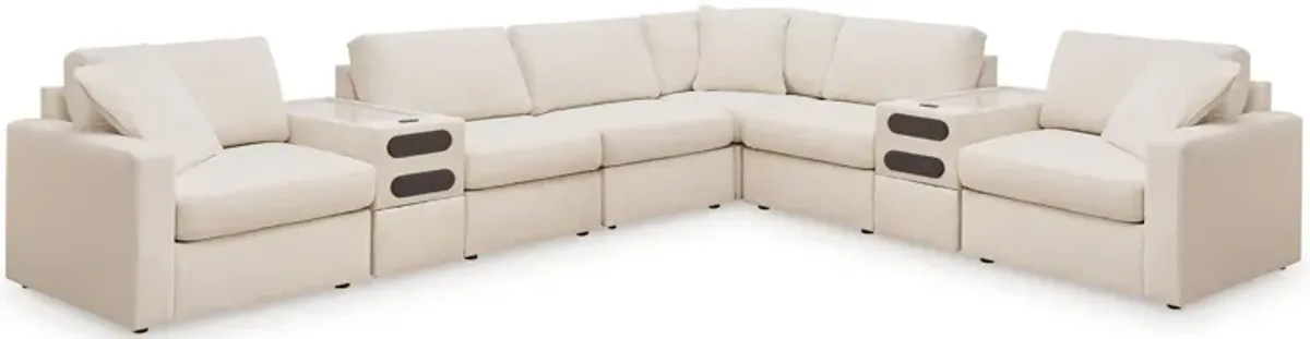 Modmax Oyster 8-Piece Sectional with Audio Consoles