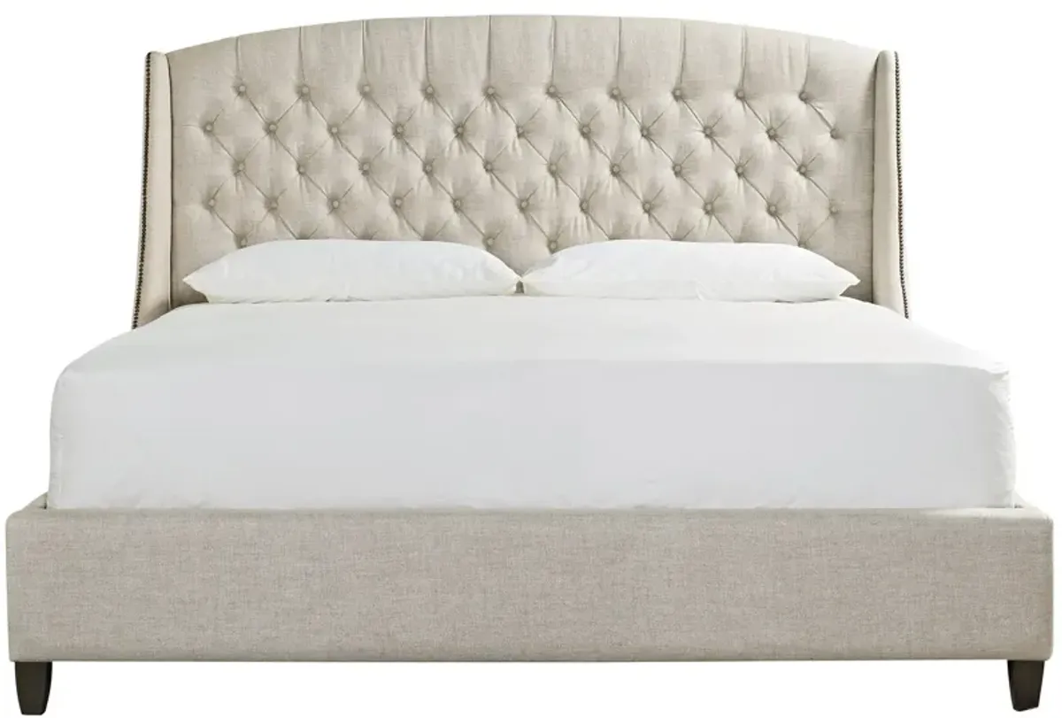 Halston King Bed Belgian Linen