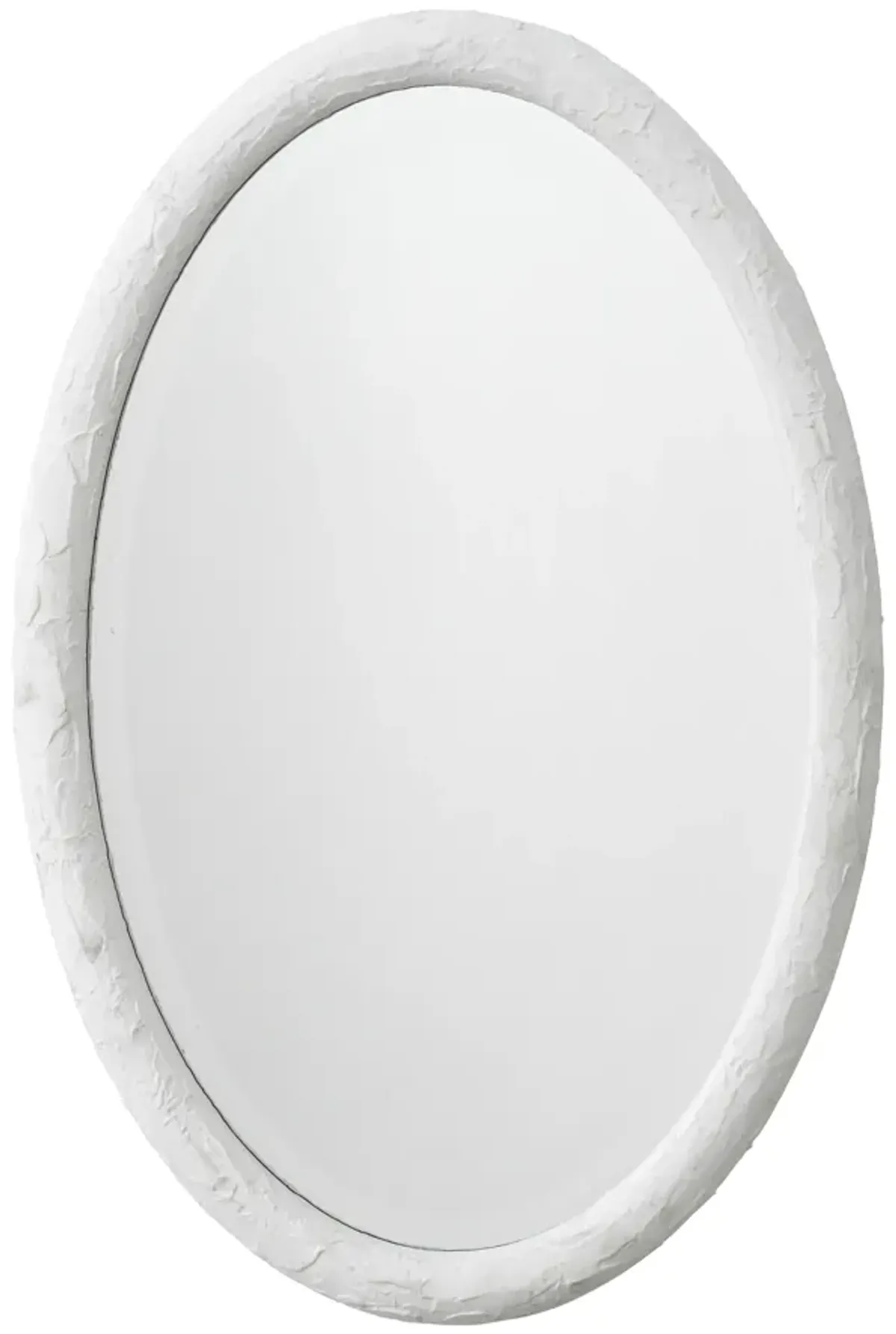 Ovation Oval Mirror, White